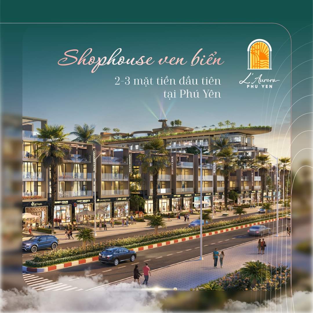 Chỉ từ 3ty6/NHHT 70% Sở hữu ngay nhà mặt phố sát biển Phú Yên,5 tầng,DT 6x18m, sổ riêng